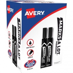 Avery Marks A Lot Permanent Markers - Large Desk-Style Size (98206)
