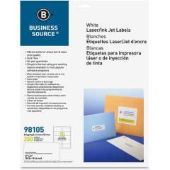 Business Source Bright White Premium-quality Shipping Labels (98105)
