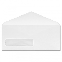 Business Source No. 9 V-flap Window Display Envelopes (99710)
