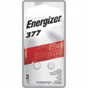 Energizer 377 Silver Oxide Button Battery, 2 Pack (377BPZ2)