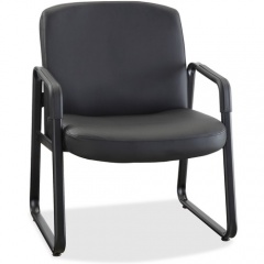 Lorell Big and Tall Leather Guest Chair (84587)