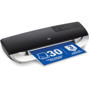 GBC Fusion 3000L 9" Laminator, 1 Minute Warm-up, 3 or 5 Mil, Includes 30 EZUse Laminating Pouches (1703079)