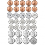 Ashley US Coin Money Set Die-cut Magnets (10067)