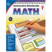 Carson-Dellosa Education Carson-Dellosa Education Grade 7 Math Interactive Notebook Interactive Printed Book (104911)