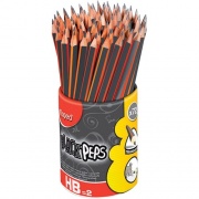 Helix Black Peps Triangular No. 2 Pencils (851759ZV)