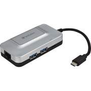 Verbatim USB-C 3-Port Hub with Gigabit Ethernet and Power Delivery (99354)
