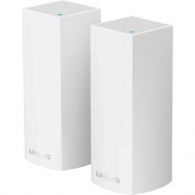 Linksys Velop Intelligent Mesh WiFi System- Tri-Band- 2-Pack White (AC2200) (WHW0302)