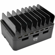 Tripp Lite 7-Port USB Charging Station Hub Quick Charge 3.0, USB-C, Storage (U280007CQCST)