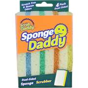 Scrub Daddy Dual-sided Sponge Scrubber (SPDDY4PK)