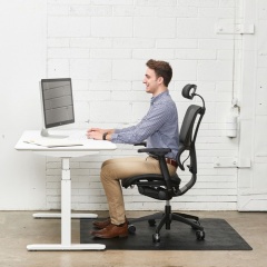deflecto Ergonomic Sit-Stand Chairmat (CM24242BLKSS)