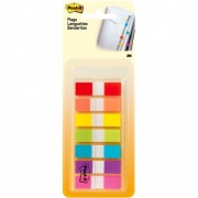 Post-it 1/2"W Flags in On-the-Go Dispenser (6837CF)