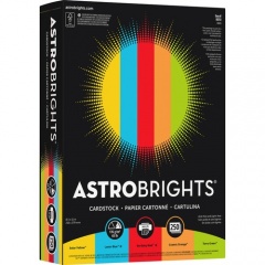 Astrobrights Inkjet, Laser Printable Multipurpose Card Stock - Assorted (98751)