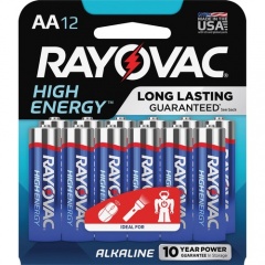 Rayovac High Energy Alkaline AA Batteries (81512K)
