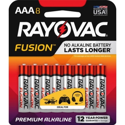 Rayovac Fusion Alkaline AAA Batteries (8248TFUSK)