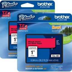 Brother P-touch TZe Laminated Tape Cartridges (TZE451BD)