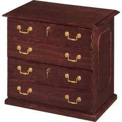 DMI Governor's Collection Mahogany Furniture Lateral File - 2-Drawer