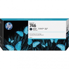HP 746 300-ml Matte Black DesignJet Ink Cartridge (P2V83A)