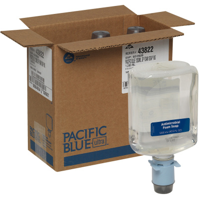 Pacific Blue Ultra Antimicrobial Foam Soap Refills for Automated Touchless Soap Dispenser (43822)