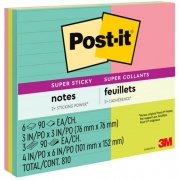 Post-it Super Sticky Notes - Miami Color Collection (46339SSMIA)