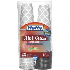 Hefty 16 oz. Hot Cups with Lids (C20016)