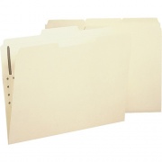 Business Source 1/3 Tab Cut Legal Recycled Fastener Folder (17230)