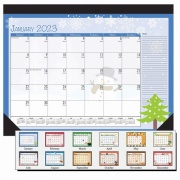 House of Doolittle Monthly Deskpad Calendar Seasonal Holiday Depictions 22 x 17 Inches (139)