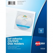 Avery Vinyl Self-Adhesive Media/CD/DVD Pockets (73721)