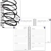 Blueline Weekly/Monthly Academic Planner - Black & White Design