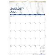 Blueline Marble Wall Calendar