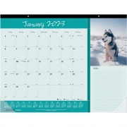 Blueline Man's Best Friend Dogs Desk Pad Calendar (C194116)