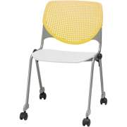 KFI Kool Caster Chair-Perforated Back (CS2300B12S8)