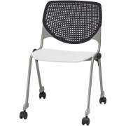 KFI Kool Caster Chair-Perforated Back (CS2300B10S8)