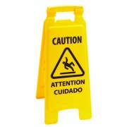 Rubbermaid Commercial 2-sided Multilingual Caution Sign (3485217)