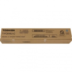 Toshiba Original Toner Cartridge - Cyan (TFC616UC)