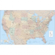 Advantus Laminated USA Wall Map (97643)