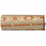 Iconex Tubular Kraft Paper Coin Wrappers (94190093)