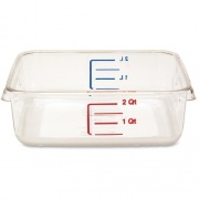 Rubbermaid Space-saving Square Container (630200CLRCT)