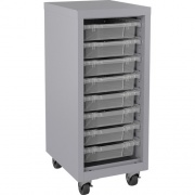 Lorell Pull-out Bins Mobile Storage Tower (71105)