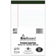 Roaring Spring USDA Certified Bio-Preferred Junior Size Legal Pads (24316)