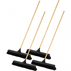 Rubbermaid Commercial Fine Fiber Anti-twist Push Broom (2039999CT)