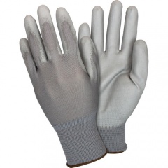 Safety Zone Coated Nylon Gray Knit Gloves (GNPUMDGYCT)