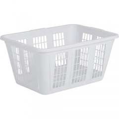 Rubbermaid Plastic Laundry Basket (296585WHICT)