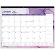 Blueline Quartz Desk Pad Calendar