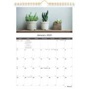 Blueline Succulent Plants Wall Calendar