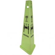 TriVu Social Distancing 3 Sided Safety Cone (9140SD)