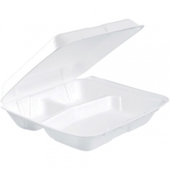 Dart Insulated Foam 3-compartment Containers (80HT3R)