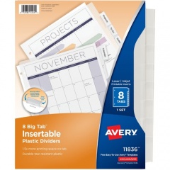 Avery Big Tab Insertable Plastic Dividers (11836)