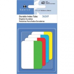 Sparco Durable Index Tabs (34249)