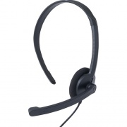 Verbatim Mono Headset with Microphone and In-Line Remote (70722)