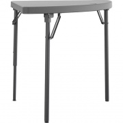 Dorel Zown Classic 24" Corner Blow Mold Fold Table (60523SGY2E)